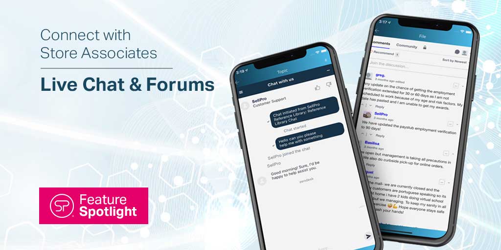 Connect with Store Associates in Live Chat & Forums Connect with Store Associates in Live Chat & Forums